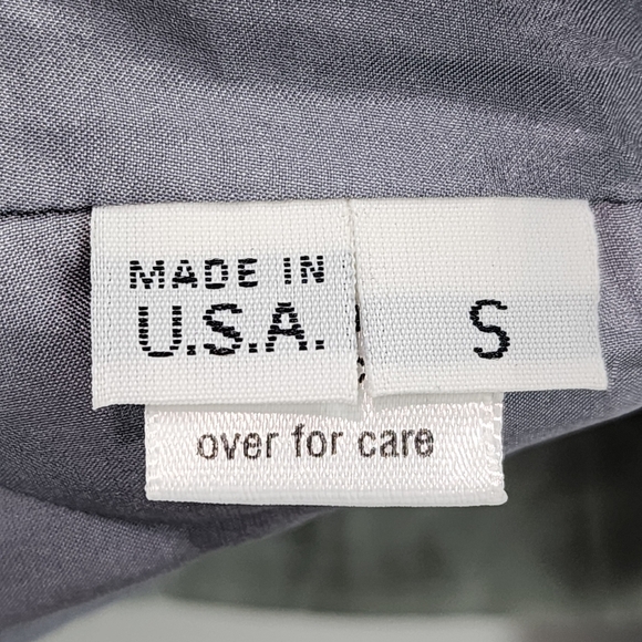 SuZen Vintage Women's Linen Blend Button Front Cropped Top - S - Picture 7 of 9